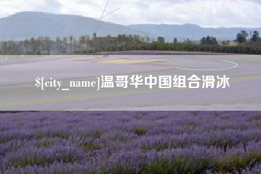 乳山温哥华中国组合滑冰