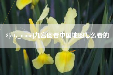 乳山九宫图看中国地图怎么看的