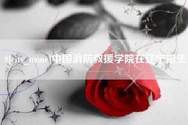 乳山中国消防救援学院在辽宁招生