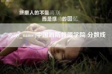 乳山中国消防救援学院 分数线
