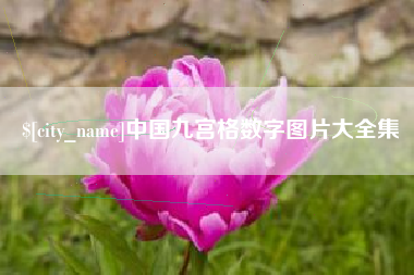乳山中国九宫格数字图片大全集