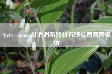 乳山川消消防器材有限公司官网电话