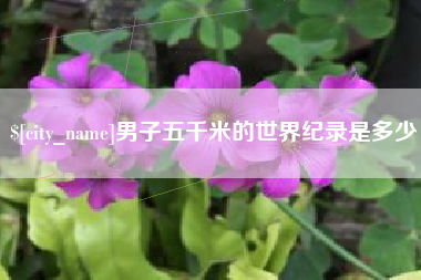 乳山男子五千米的世界纪录是多少