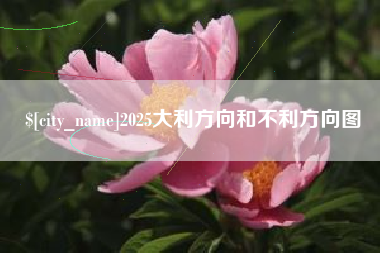 乳山2025大利方向和不利方向图