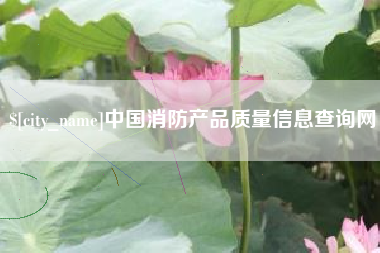 乳山中国消防产品质量信息查询网