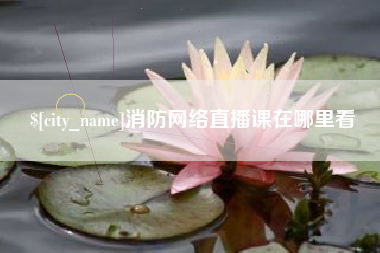 乳山消防网络直播课在哪里看