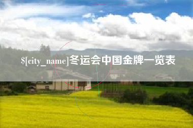 乳山冬运会中国金牌一览表