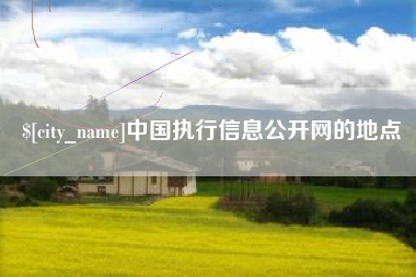 乳山中国执行信息公开网的地点