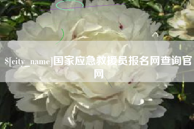 乳山国家应急救援员报名网查询官网