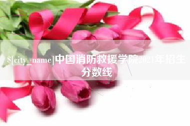 乳山中国消防救援学院2021年招生分数线