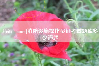 乳山消防设施操作员证考试题库多少道题