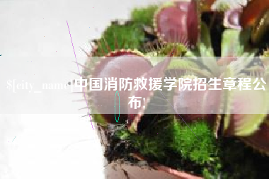 乳山中国消防救援学院招生章程公布!