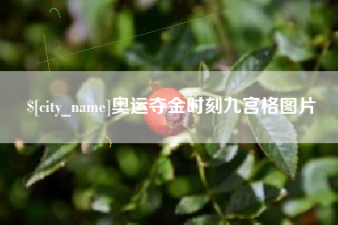 乳山奥运夺金时刻九宫格图片